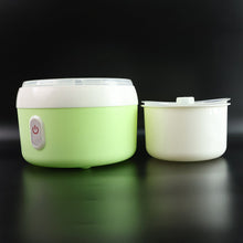 Green Electric Yogurt Maker used in all kinds of household and kitchen places for making yoghurt.