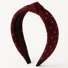Boho Knot Hairband – Polka Dot Fabric